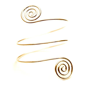 Bohemian Ethnic Spiral Upper Arm Bracelet