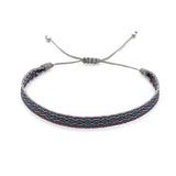3Pcs Tibetan Lucky Knot Rope Bracelet with Agate Beads