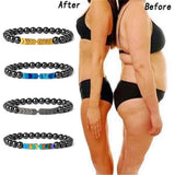 Magnetic Hematite Beaded Bracelets Weight Loss Jewelry