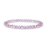 Clear Crystal Elastic Bracelets Women Men Stone Jewelry Gift