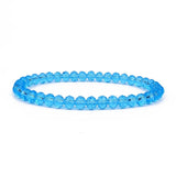 Clear Crystal Elastic Bracelets Women Men Stone Jewelry Gift