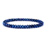 Clear Crystal Elastic Bracelets Women Men Stone Jewelry Gift