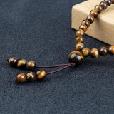 6MM Multilayer Bracelet 108 Beads Natural Stone Necklace