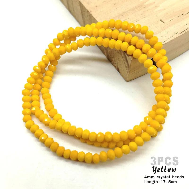 Crystal Beaded Bracelet Friendship Jewelry