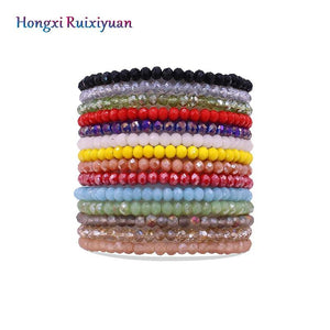 Crystal Beaded Bracelet Friendship Jewelry