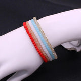 Crystal Beaded Bracelet Friendship Jewelry