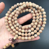 108 Buddha Bracelet Natural Camphor Wood Beads Bracelet