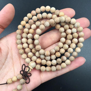 108 Buddha Bracelet Natural Camphor Wood Beads Bracelet