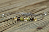 Malachite Pyrite Aventurine Citrine Bracelet