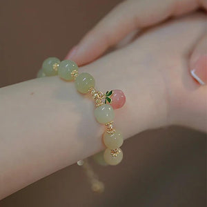 Opal Hetian Jade Beaded Bracelet Fu Beads Charm Bracelet