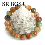 8-14mm Rainbow Agat Bangle Bracelet Gift