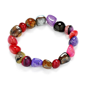 7 Chakra Healing Crystals Single Strand Bracelet Women Jewelry