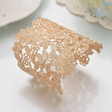 Bohemia Vintage Bangles Silver Leaf Bracelet Ethnic Style Jewelry