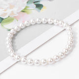 Shell Pearl Bracelet Beaded Bangles for Women Wedding Jewelry Gift