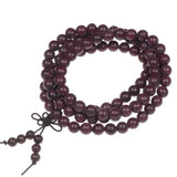 Natural Violet Wooden Bracelet 8mm*108pcs Beaded Women Jewelry