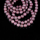 Natural Violet Wooden Bracelet 8mm*108pcs Beaded Women Jewelry