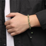 Garnets Stone Beads Bracelets Adjustable Rope Bracelets Men Women Yoga