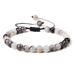 Tiger Eye Beaded Bracelet Adjustable for Men Women