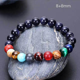 Natural Stone Bracelet Chakra Jewelry Solar Planets Beads Bracelet