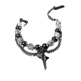 Y2k Ice Split Beaded Bracelets for Women Charm Bracelet
