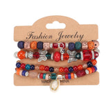 Bohemian Multicolor Crystal Beads Bracelet For Women