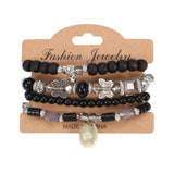 Bohemian Multicolor Crystal Beads Bracelet For Women