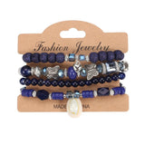 Bohemian Multicolor Crystal Beads Bracelet For Women