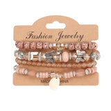 Bohemian Multicolor Crystal Beads Bracelet For Women