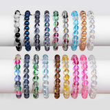 Moonstone Beaded Bracelet Chakra Crystal Bracelets Crown Charm Set