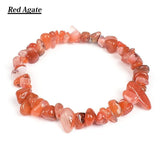 Natural Stone Bracelet Quartz Fluorite Amethyst Tiger Eye Gem Bracelet