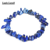 Natural Stone Bracelet Quartz Fluorite Amethyst Tiger Eye Gem Bracelet