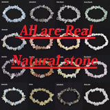 Natural Stone Bracelet Quartz Fluorite Amethyst Tiger Eye Gem Bracelet
