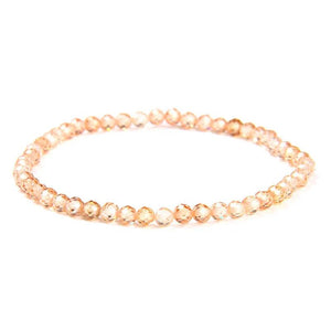 Labradorite Quartz Beads Bracelet for Women Men