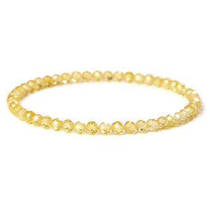 Small Tiger Eye Quartz Crystal Bracelet - Yoga Chakra Jewelry