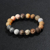 Galaxy Solar System Bracelet Nine Planets Natural Stone Stars Earth Moon
