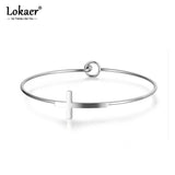 Romantic Cross Cuff Bracelets for Women