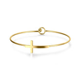 Romantic Cross Cuff Bracelets for Women