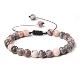 Red 6MM Stone Bracelets Aventurine Pink Quartz Agat Suns