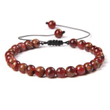 Red 6MM Stone Bracelets Aventurine Pink Quartz Agat Suns