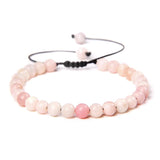 Red 6MM Stone Bracelets Aventurine Pink Quartz Agat Suns