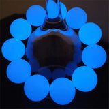 High Luminous Stone Bracelet Natural Fluorite Beads Yoga Jewelry