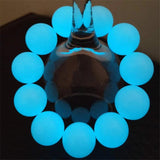 High Luminous Stone Bracelet Natural Fluorite Beads Yoga Jewelry