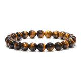 Opal Tiger Eyes Bracelet for Men Women Hand Jewelry Homme Yoga