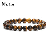 Opal Tiger Eyes Bracelet for Men Women Hand Jewelry Homme Yoga
