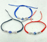 Red String Bracelet Evil Eye Elephant Charm Bracelets Hand Woven Jewelry