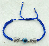 Red String Bracelet Evil Eye Elephant Charm Bracelets Hand Woven Jewelry