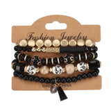 Bohemian Crystal Pendant Beads Bracelet for Women