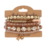 Bohemian Crystal Pendant Beads Bracelet for Women