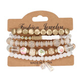 Bohemian Crystal Pendant Beads Bracelet for Women