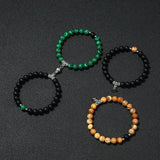 CSJA Magnet Attraction Couple Paired Bracelet for Lover Crystal Bracelets
